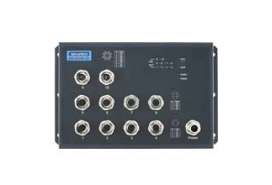 EN 50155 10-портовый неуправляемый Ethernet-коммутатор M12 Advantech 24/48  или 72/96/110 В постоянного тока