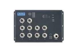 EN 50155 10-портовый неуправляемый M12 Ethernet-коммутатор Advantech 72/96/110 или 24/48 В постоянного тока EKI-9510G-2GH