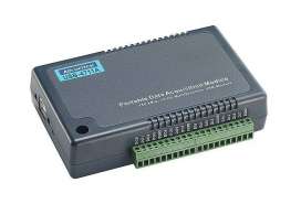 Advantech USB-4711A: Скоростной 16-ти канальный модуль с интерфейсом USB 12-бит АЦП Advantech USB-4711A, ЦАП 12-бит и 8 бит дискретный ввод/вывод, 32 бит счетчик для информационно-измерительных систем