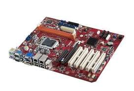 Промышленная материнская плата ATX 5 PCI слотов Advantech AIMB-701 LGA1155 с чипсетом H61, 3 порта RS232, 1x RS485