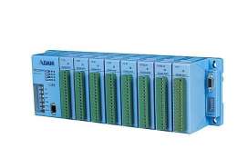  Advantech ADAM-5000: Шасси контроллера ADAM-5000 для установки 4 или 8 модулей ввода/вывода с интерфейсом RS485 или Ethernet