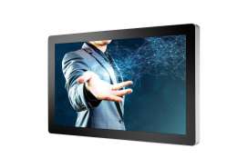 24” Multi-Touch 16:9 Full HD Projected Capacitive Industrial Display, Front Panel IP65 Waterproof