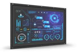 Cincoze CO-W124C/M1101: TFT-LCD Full HD Open Frame Touch Monitor with Projected Capacitive Touch, 1x DisplayPort, 1x HDMI, 1x VGA 