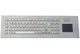 IP65 клавіатура з нержавіючої сталі X-KEY X-PP81F, 81 клавіша, сенсорний маніпулятор. USB.