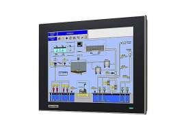 6.5" VGA Industrial Monitor with Resistive Touch Control, Direct VGA/DP, and Wide Operating Temperature