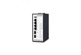 Промышленный межсетевой экран Fortinet FortiGate Rugged FGR-30D на 2 порта SFP и 4 - 1000TX с пассивным охлаждением на DIN рейку 