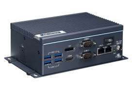 Компактный периферийный компьютер для Интернета вещей UNO-238 от Advantech с процессором Intel® Core™ i, 2 порта GbE, 4 порта USB 3.2, 2 порта RS-232/422/485, 1 порт HDMI, 1 порт DP, 1 порт GPI