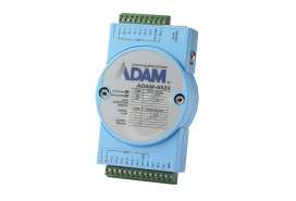 Ethernet multifunctional I/O modules Advantech ADAM-6022 and ADAM-6024 with MQTT, SNMP, MODBUS/TCP, P2P and GCL support accomplishes this integration easily through the latest internet technology, so that it can remotely monitor the device status more
