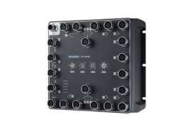 Advantech EKI-9520E-4GMPW: EN 50155 L2 M12 16FE PoE+4GE Managed Switch, 24~110 VDC