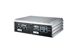 Fanless Embedded System with Intel®  C236 Chipset, 9 GigE LAN with 4 PoE+, 3 SIM,6 USB 3.0, Isolated DIO, High Performance, Rugged, -40°C to 75°C Extended Temperature