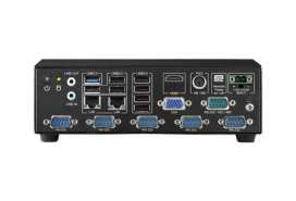 Advantech AiMC-2000: Компактний безвентиляторний комп'ютер Advantech AIMC-2000, Intel® Celeron® QC J1900/N2807, 6 COM, 8 USB, -20~60 °C