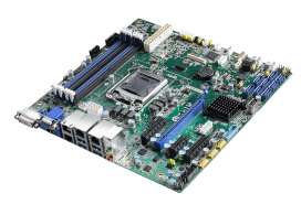 Промислова microATX материнська плата Advantech ASMB-586 під LGA1151 процесори 8-Gen Core & Xeon E, C246, DVI-D, VGA , HDMI 2.0, 4 GbE LAN, 4 слота PCIe, 8 SATA