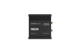 Teltonika TRB246: 4G LTE gateway equipped with I/Os, RS232, RS485, and Ethernet interfaces for IoT solutions