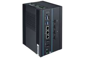 Fanless DIN-Rail Edge Controller feature with 13th Gen Intel® Core™ i CPU