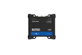 Teltonika RUT951: Мобільний маршрутизатор із підтримкою 4G LTE (Cat 4), 3G та 2G, оснащений 4 портами Ethernet 10/100: 1 WAN (можна налаштувати як LAN), 3 LAN для IoT