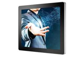 15" Multi-Touch 16 : 9 Full HD Projected Capacitive Industrial Display, Front Panel IP65 Waterproof 