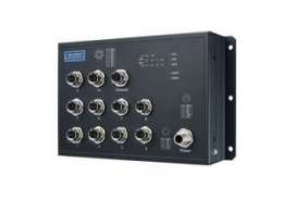 EN50155 Managed Ethernet Switch Advantech with 10xGE(2bypass), 24-48 or 72-110 VDC