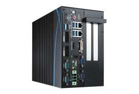 Fanless robust computing system on Intel® Xeon®/Core™ i7/i5/i3 processor, and Intel® C246 chipset, 2 GigE LAN support iAMT 12.0, multiple PCI/PCIe expansion slots, 4 COM RS-232/422/485