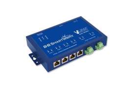 Serial Device Server, 4 x RJ45 RS-232/422/485, 2 x RJ45 Current Loop