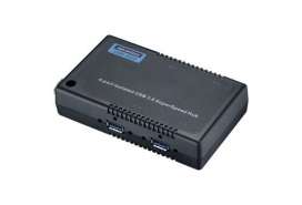 4-port Isolated USB 3.0 SuperSpeed Hub Advantech USB-4630 with ESD protection up to ±8 kV (Level 3) 