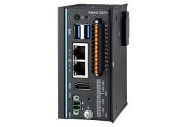 Advantech AMAX-5570: Промислова платформа з процесором Intel Atom, 64 ГБ eMMC, 2 x LAN, 2 x USB, 2 x CAN, 2 x COM і розширенням Slice IO