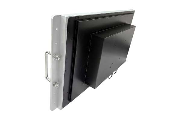 IP65 Industrial Monitor, 1500 nits, Aluminum Front Bezel, Mosmite Film, AG, VGA/DP/HDMI, 9~36VDC, MIL-STD-461G/1275E ELGENS TDM-P150SH5TAGF-RND2