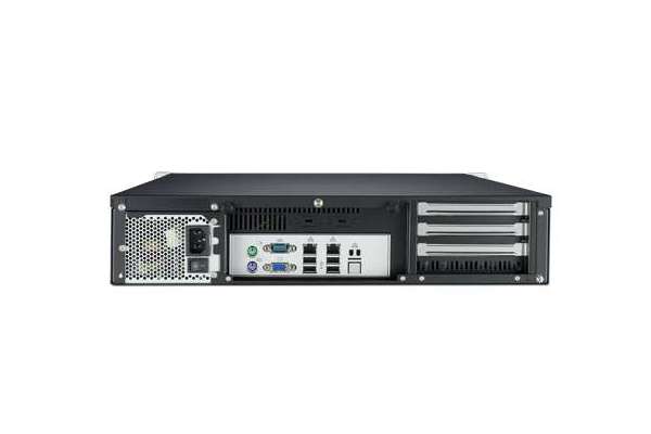 2U Rackmount Chassis for ATX Motherboard with 4 Hot-Swap SAS/SATA HDD Trays and RPS