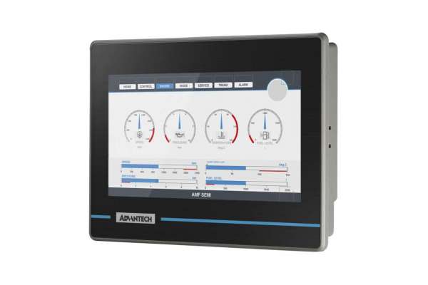 7" WVGA Operator Panel Advantech Installed with HMINavi Software WOP-207K on ARM9™ 32-bit RISC processor with 64 MB SDRAM working memory