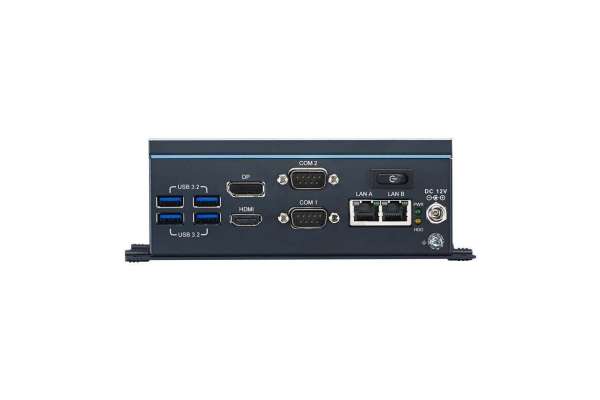 Compact IoT Edge Computer UNO-238 by Advantech with Intel® Core™ i Processor, 2 x GbE, 4 x USB 3.2, 2 x RS-232/422/485, 1 x HDMI, 1 x DP, 1 x GPI