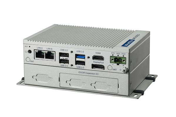 Intel Atom/Celeron Small-Size Modular Box Platform Advantech UNO-2372G with 2 GbE,4 USB, 4 COM, 2 x mPCIe, HDMI, DP