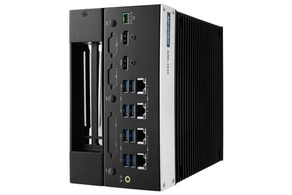 Intel® 12th/13th/14th Gen Core™ i3/i5/i7/i9 LGA1700 Expansion Fanless Box PC Advantech ARK-3533
