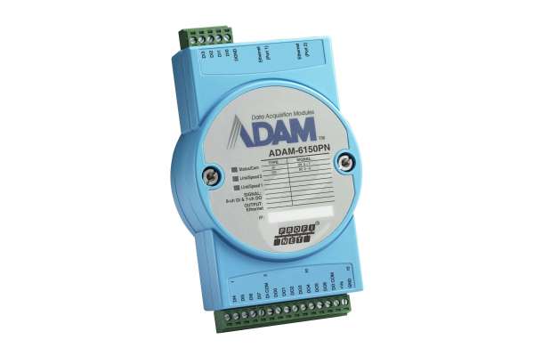 Advantech ADAM-6100EI series is EtherNet/IP and ADAM-6100PN series is PROFINET families comprised of analog I/O, digital I/O and relay modules