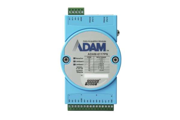 EtherNet/IP модуль: ADAM-6100EI та PROFINET модуль: ADAM-6100PN, з аналоговим, цифровим входом/вихідом