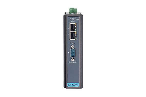 Modbus шлюзы передачи данных Advantech EKI-1221, EKI-1222, EKI-1224 в сеть Ethernet на 1, 2 и 4 последовательных порта RS485 с гальванической развязкой и расширенным температурным диапазоном