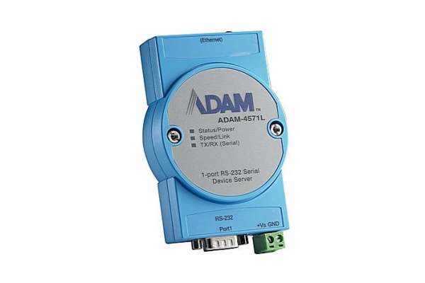 Сетевой сервер Advantech ADAM-4571 с интерфейсом Ethernet на 1 последовательный порт RS-232/422/485