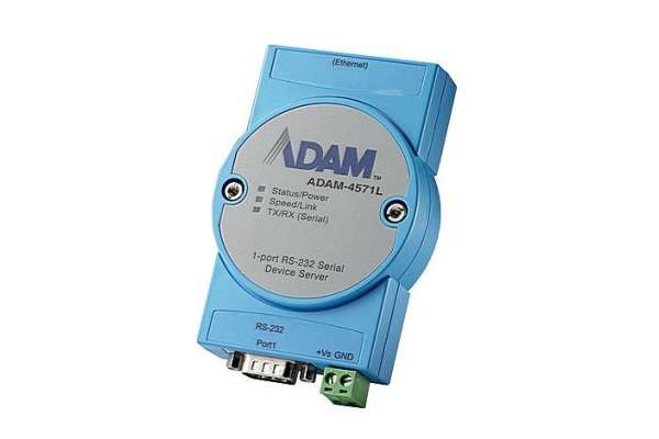 Сетевой сервер Advantech ADAM-4571 с интерфейсом Ethernet на 1 последовательный порт RS-232/422/485