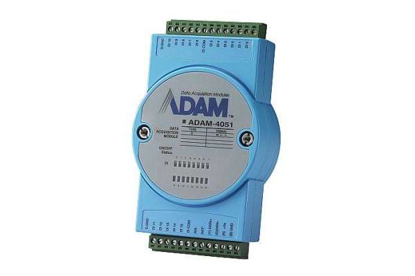 Модуль удаленного ввода/вывода Advantech ADAM-4051 на 16 гальванически изолированных цифровых входов с последовательным интерфейсом RS-485