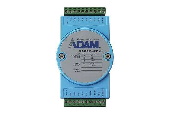 8-ми канальный модуль аналогового ввода Advantech ADAM-4017 с интерфейсом RS-485 и Modbus/RTU