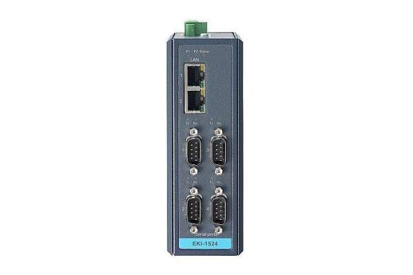 Сетевой сервер с интерфейсом Ethernet Advantech EKI-1524 на 4 последовательных порта RS-232/RS-422/RS-485