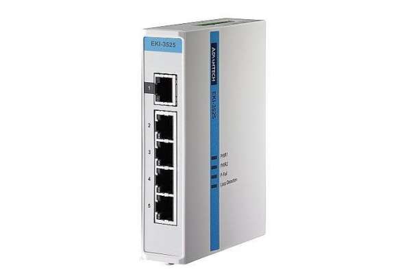 Промышленный Green Ethernet коммутатор Advantech EKI-3525 5 портов