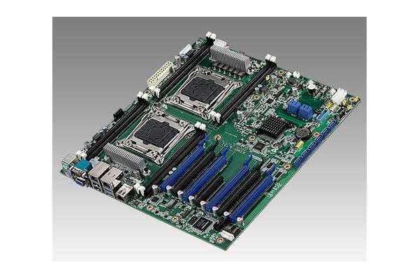 Тонкий 2-х процессорный промышленный сервер в стоечном корпусе 1U на Intel Xeon E5-2600V3