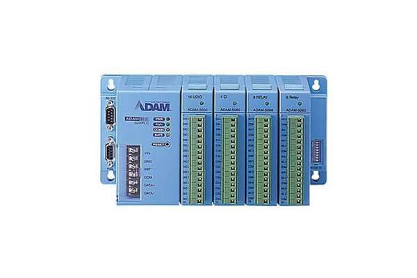 Шасси программируемого контроллера Advantech ADAM-5510 со встроенной ОС ROM-DOS для установки 4 или 8 модулей ввода-вывода 