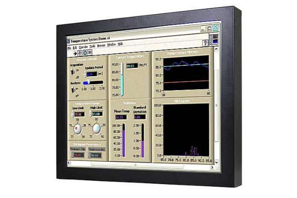 Промышленный 19" SXGA монитор Winmate R19L300-CHM1 с разрешением 1280x1024 в стальном корпусе с сенсорным экраном