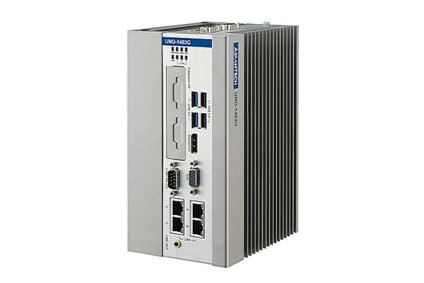 Промышленный компьютер Advantech UNO-1483G для установки на DIN-рейку на Intel® Core™ i3 со слотом PCIe и 8 бит DIO