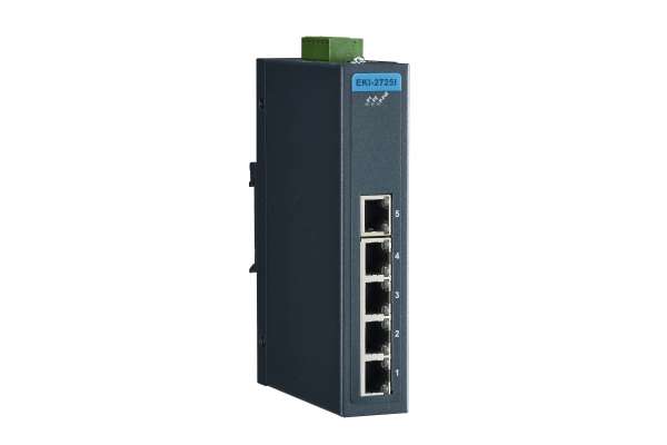 Промышленный неуправляемый 5-и портовый Gigabit Ethernet коммутатор Advantech EKI-2725