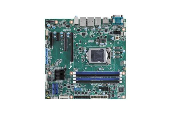 Промышленная материнская плата microATX Advantech AIMB-585 LGA1151 для Core™ 6/7-Gen с DVI-D/HDMI/DP/eDP/VGA, 6 COM портов