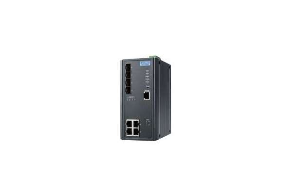 Управляемый промышленный Ethernet  PoE комутатор EKI-7708G-4FP