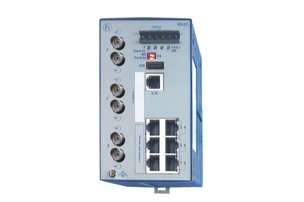 Промислові комутатори Hirschmann RS20/30/40 від 4 до 25 Fast і Gigabit Ethernet портів із конфігурацією під замовлення