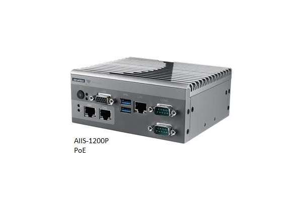Palm Size Vision System, Supports Intel® Celeron® N3160 SoC, 2-CH Camera Interface for GigE PoE or USB 3.0