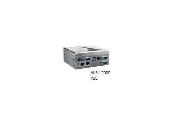 Компактный компьютер Advantech AIIS-1200 на Intel® Celeron® N3160 SoC с интерфейсом GigE PoE или USB 3.0 для 2-х видеокамер